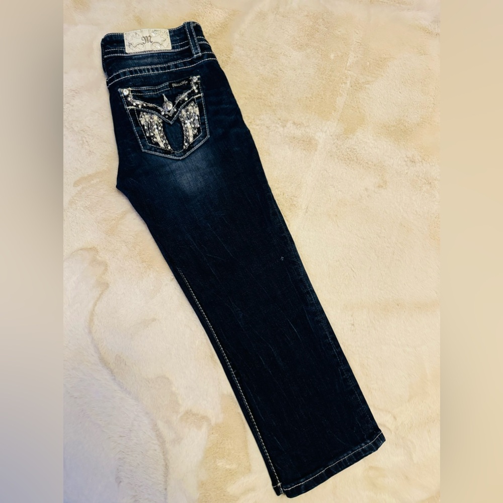 NWOT Miss Me 26 standard crop jeans women’s Coastal vintage Embellished pocket